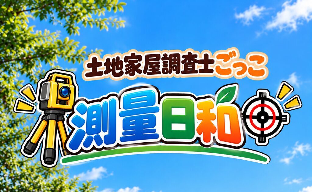 土地家屋調査士ごっこ「測量日和」